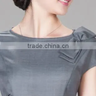 2016 New Summer Professional Corset Short Sleeve Formal Wrap Skirt for Women Office Ladies photo-4