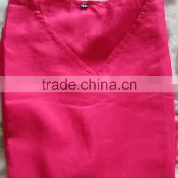 PINK EMBROIDERED Georgette CAFTAN Kaftan Tunic Poncho Zip Cover up photo-6