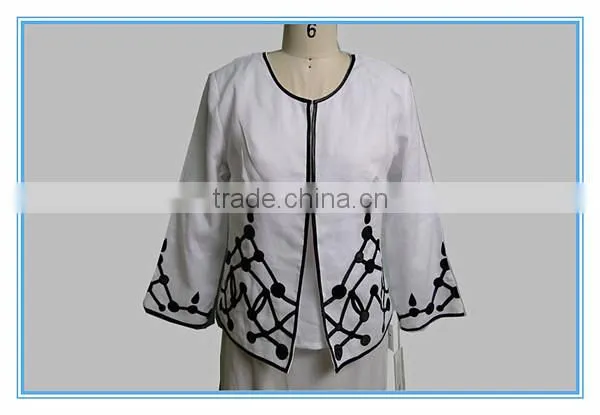 Business Women Formal Suits With Embroidery photo-3