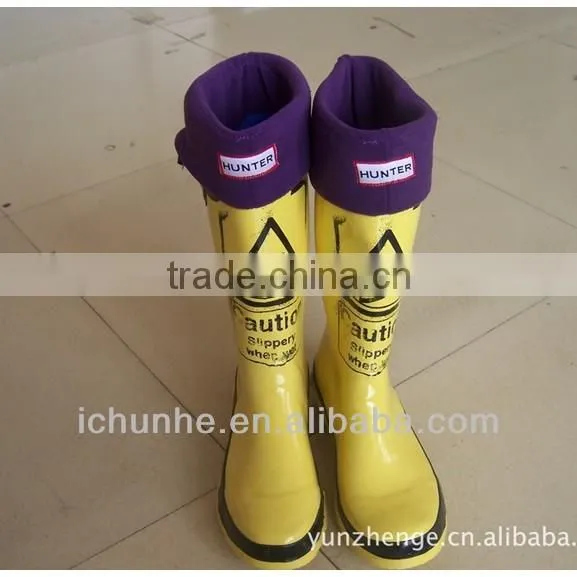 Windproof Lovely Animal Coffee Kids Polar Fleece Fur Rain Boot Warmer Factory photo-6
