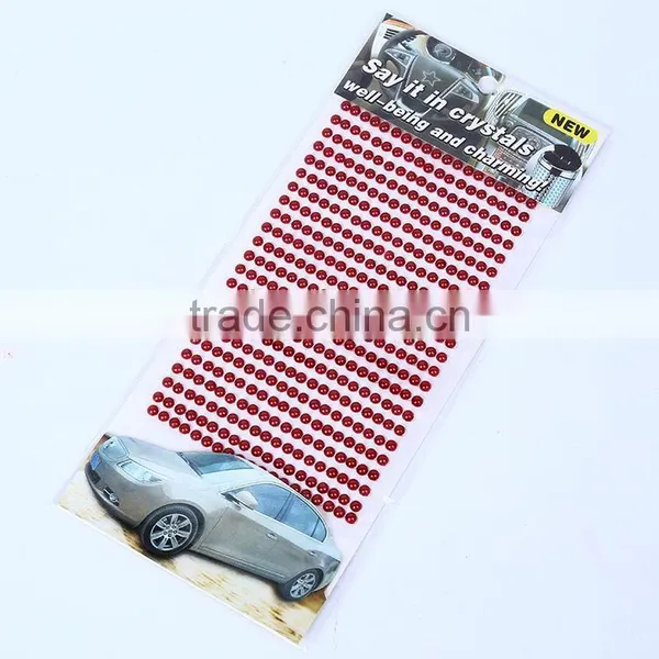 Crystal /acrylic Diamond Sticker Rhinestone Gem Car Stickers Decorate Sticker photo-6