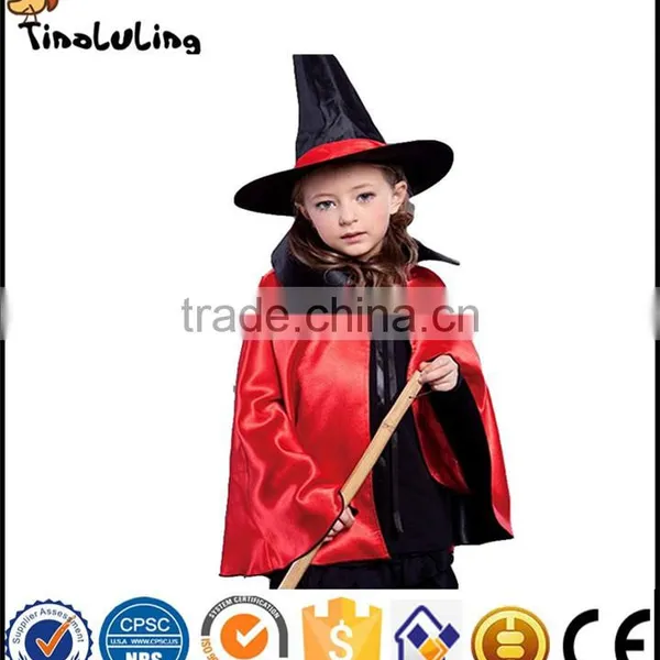 Children Witch Cloak Cosplay Halloween Cloak Children's Day Halloween Performance Cloak photo-2