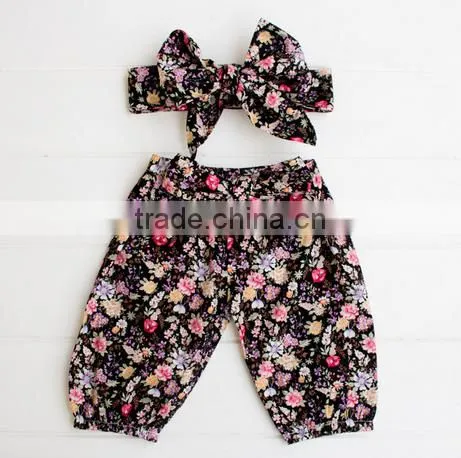Baby Leggings Wholesale Boutique Children Summer Pants Floral Cotton Baby Girl Short Hot Pants photo-5