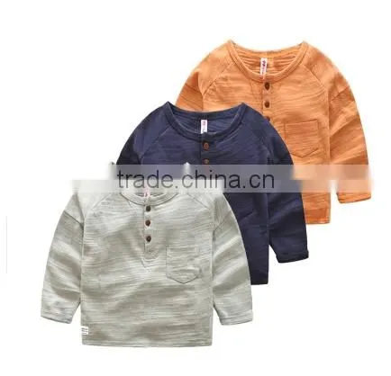 2017 New Autumn Design Soft Boys Shirt photo-2