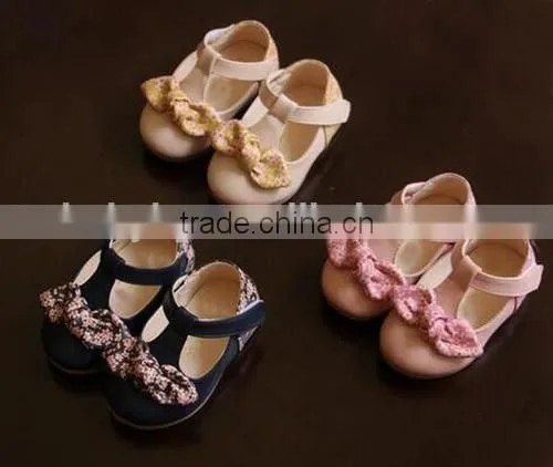 Top Design Leather Princess Children Shoes Baby Girl Shoes photo-4