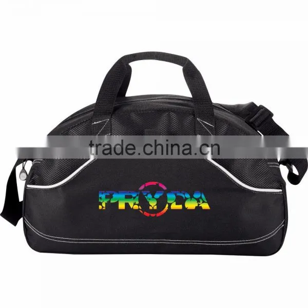 Boomerang 18" Sports Duffel Bag - Main Zippered Compartment, Side Mesh Water Bottle Pocket and Comes With Your Logo. photo-2