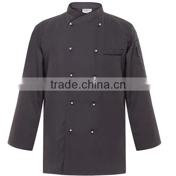 Black Double Breasted Executive Chef Uniform photo-3