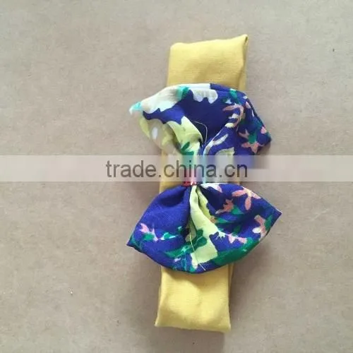 Winter Girl Flowers Hairbands Cotton Ruffle New Craft Kids Headband Hot Sale Wholesale Knot Hairwear photo-6