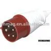 Industrial Plug/plug/pc Industrial Plug(5 Poles, RoHS, CE Approval)