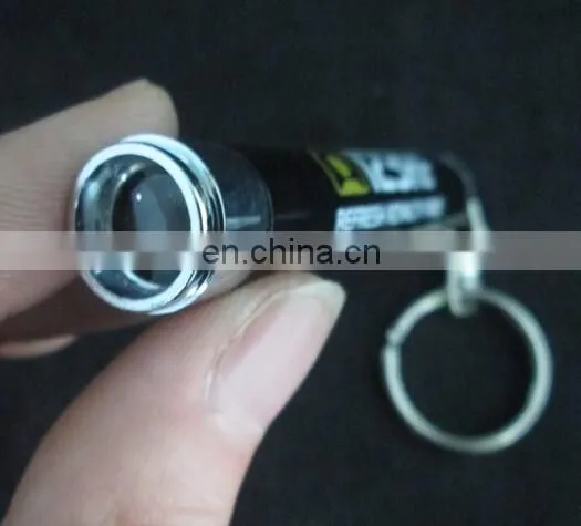 Multicolor Mini Logo Projector Logo Keyring Led Light Keychain photo-6