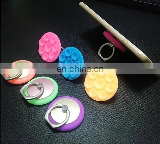 Silicone cell phone ring holder finger ring phone holder 360degree