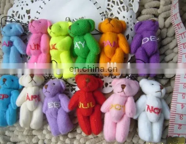 Best Selling Cute Stuffed Soft Plush Bear Keychain Toy