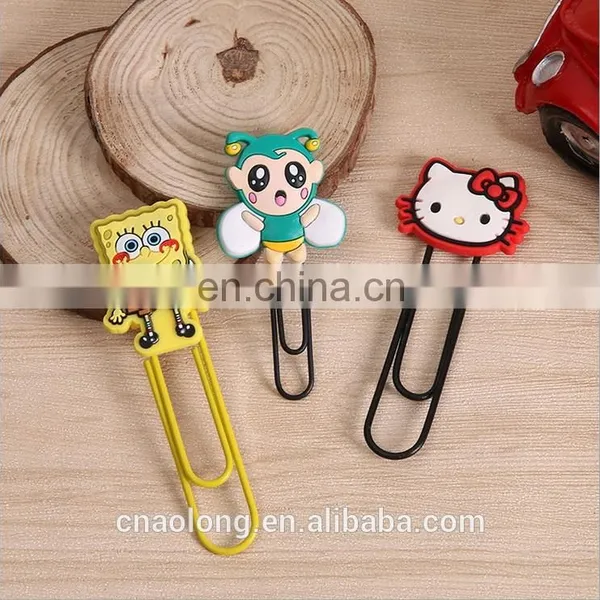 Factory Directly Sale Custom Branded Logo Rubber Bookmark Soft Pvc Book Marks photo-2