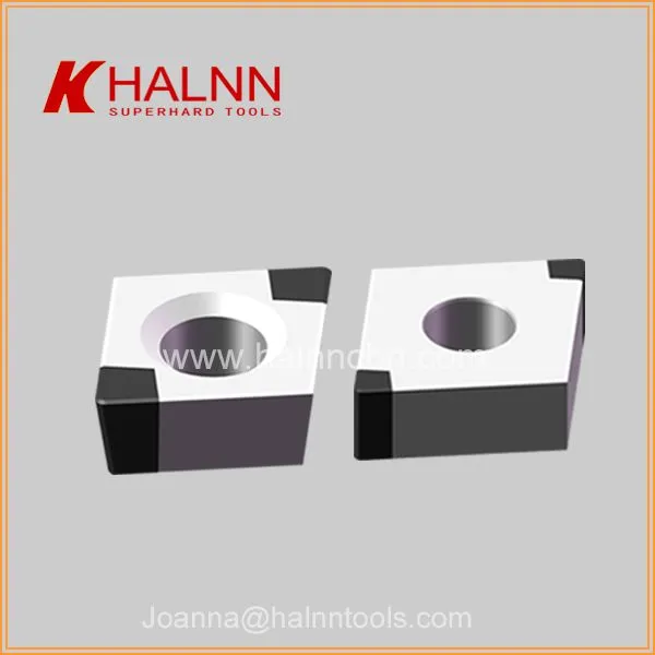 Interrupt Cutting Bearing Steel Wind Power Bearings Materials With Halnn Tools CCGW09T304-2S CBN Turning Insert photo-2