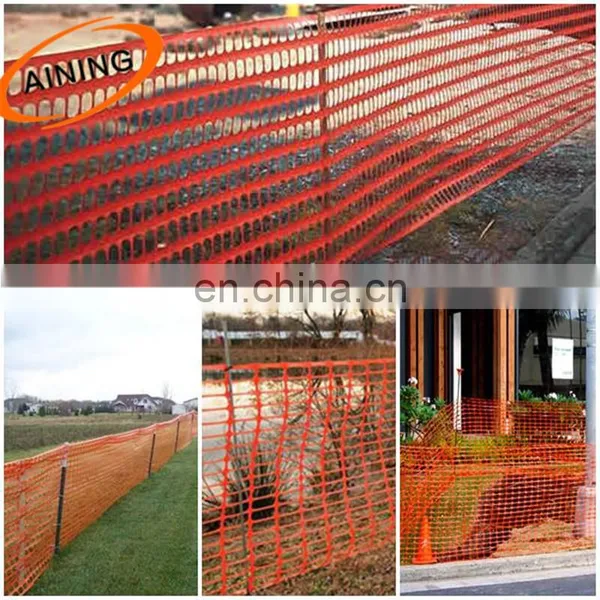 PE Plastic Snow Fence / Orange Warning Safety Fence Safety Nets photo-5