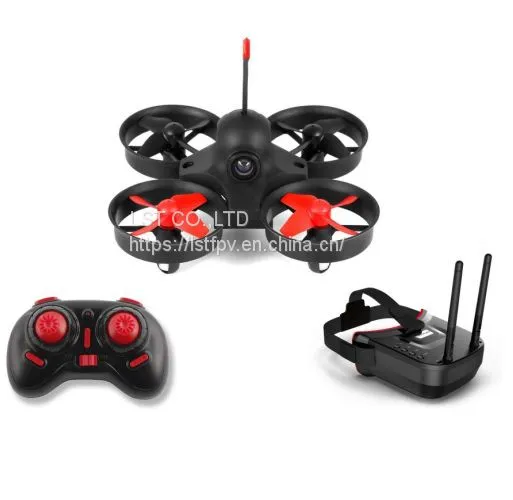Mini Drone With Camera, FPV RC Aircraft With VR-009 Video Headset 5.8G 40CH HD 3inch 16:9 Display FPV VR Goggles Equipped
