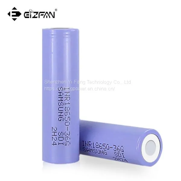 Samsung INR 18650 36G 3600mAh 10A Battery for Ebike Battery Pack