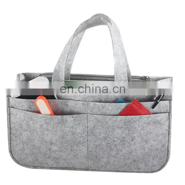 Multi Pockets Waterproof Christmas Drawstring Gift Bags Grow Baby Hanging Felt Diaper Caddy Storage Cloth Bag photo-6