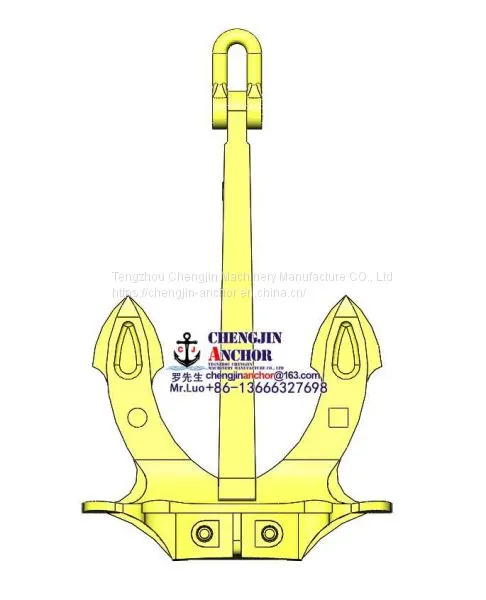 11700KG Hall Stockless Anchor With Class Certificate.