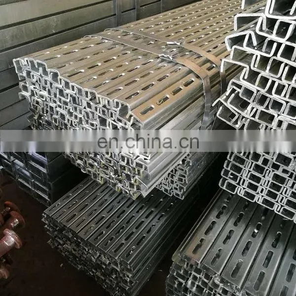 Stainless Steel C Channel Profile Pipe /Galvanized Perforated U Steel Profile/U Channel photo-6