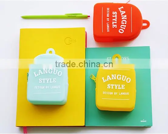 2016 China Supplier Silicone Custom Coin Purse/silicone Coin Pouch/silicone Standing Key Pouch photo-2