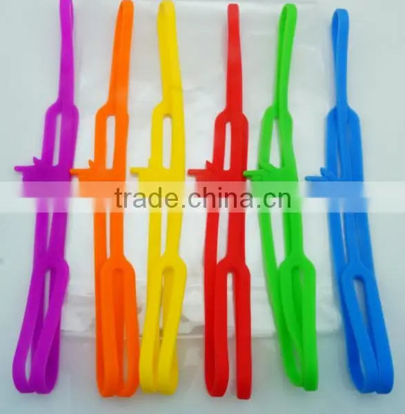 LOT Color Rubber Elastic Book Band Standard Bookmark Size Silicone Clever Bookmarks photo-6