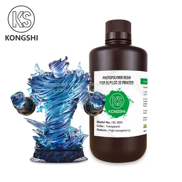 UV Resin High Transparency 3d Printer 405nm Photopolymer Resin for Photon 3d Printing Ultra Clear Materials photo-3