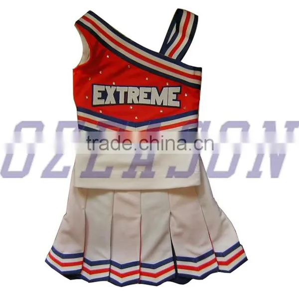 High Quality Spandex Youth Hot Sexy Girls Cheerleading Uniforms photo-5