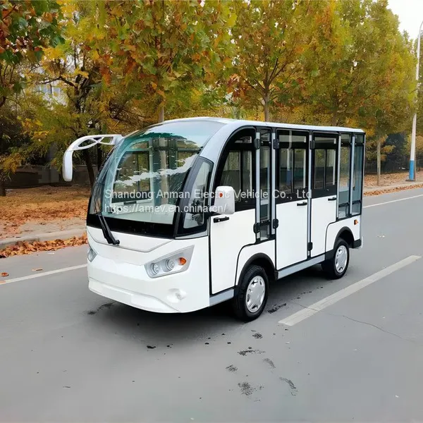 Made in China, High-quality Electric Sightseeing Car, 8-seater Enclosed Golf Cart photo-4