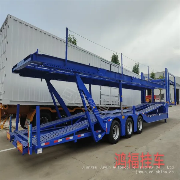 Vehicle Transport Semi-trailer Export Car Transport Trailer Russian Shipment of Semi-trailers photo-4