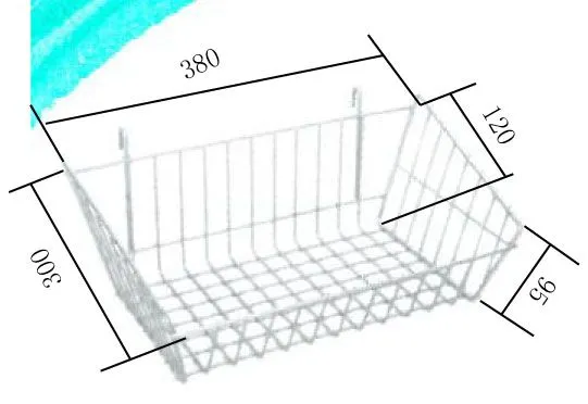 Metal Wire Mesh Bread Cage Supermarket Slant Mouth Cage Promotion Cage Storage Cage photo-4