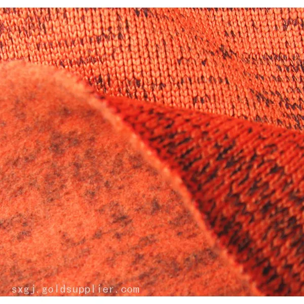 High Density 100 Polyester Coarse Needle Polar Fleece Knit Fabric For Sportswear