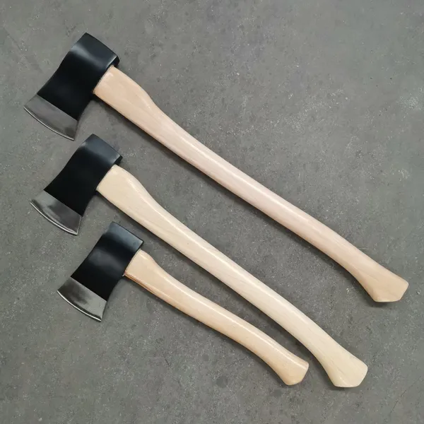 3.5LB FELLING AXE WITH 80CM WOODEN HANDLE photo-4