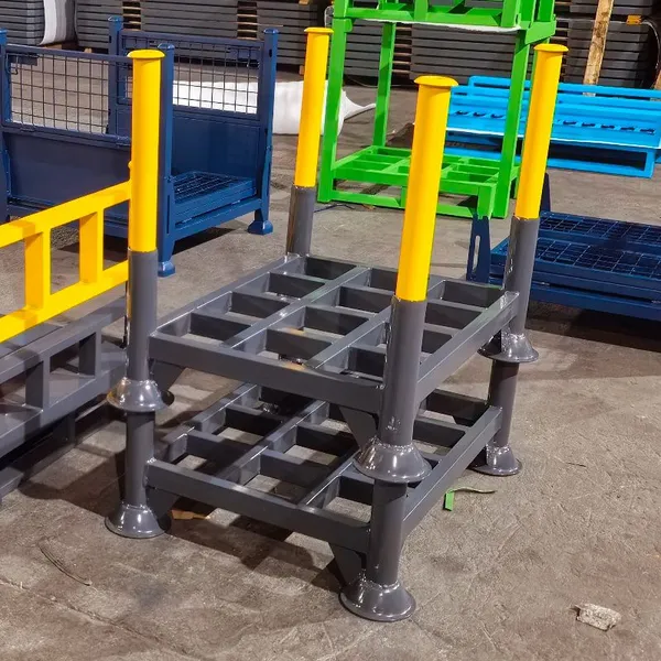 Heavy-Duty Collapsible Steel Rack for Auto Parts, Tyres, and Fabric Rolls Storage photo-2