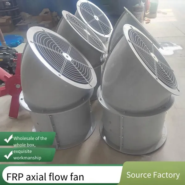 Frp Fiberglass Low-noise Axial Flow Exhaust Fan, Wall-mounted, Side Wall Ventilator, Anti-corrosion Material photo-2