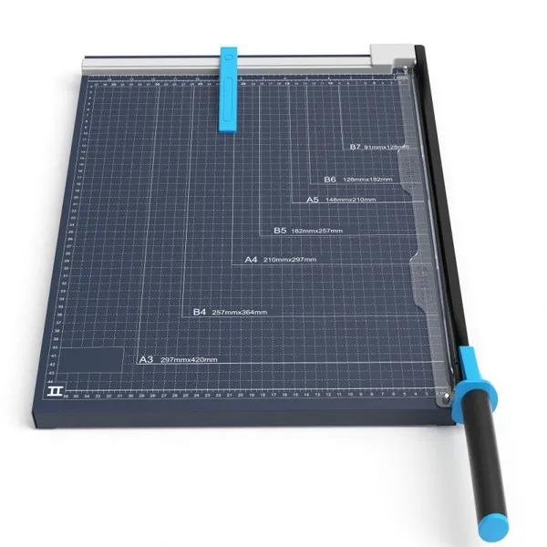 Premium 18-Inch A3 Paper Guillotine Cutter Manual Paper Trimmer 455*380mm Steel Metal Baseplate (GL310) photo-2