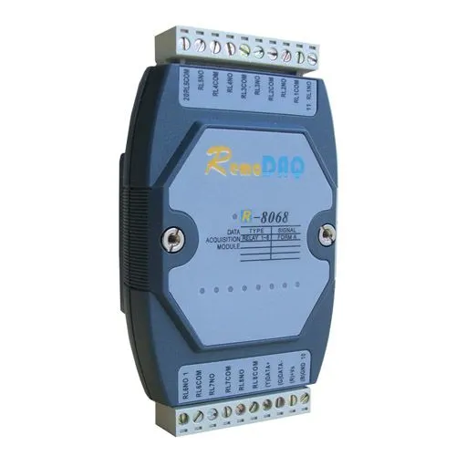 Gemotech R-8068 8-channel A Type Relay Output Module With LED Display