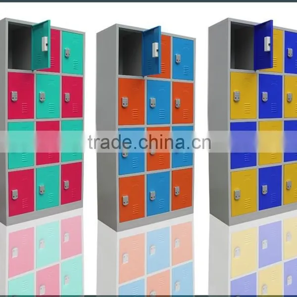 New Arrival Supermarket Metal Lockers Digital Keypad Lock Lockers 12 Doors Intelligent Locker photo-3