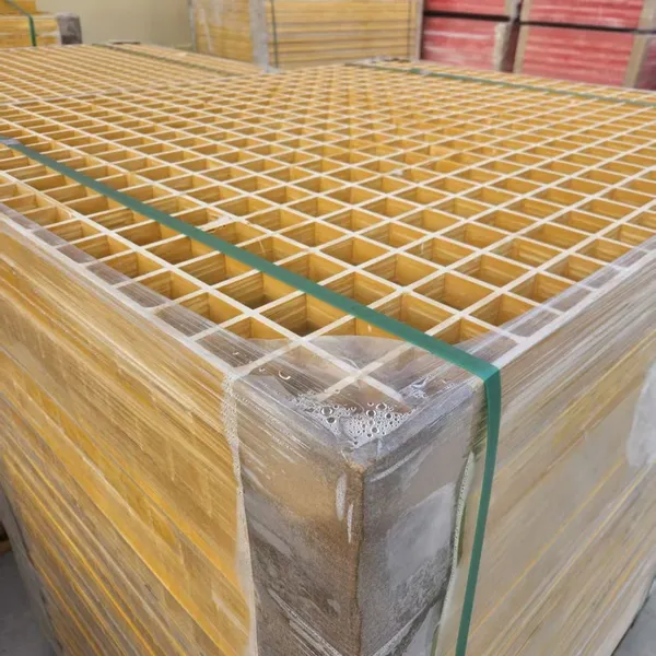 【Fábrica de Fabricação de Contêineres Grade de FRP Tinta Resistente a Produtos Químicos Antiderrapante Painel de Piso para Fabricação】
