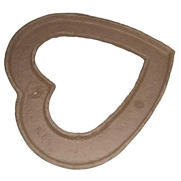 Biodegradable Floral Foam Base for Funeral Sympathy Wreaths, Cross and Heart Shapes, Quick Setup for Memorial Tribute Displays