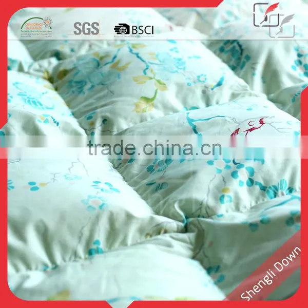 Hotel Patchwork Goose Down Filled Printed Quilt photo-2