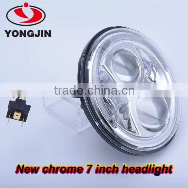 Harley Motorcycles Led Headlight 7 Inch Led Motorcycle Headlight 7 Harley photo-3
