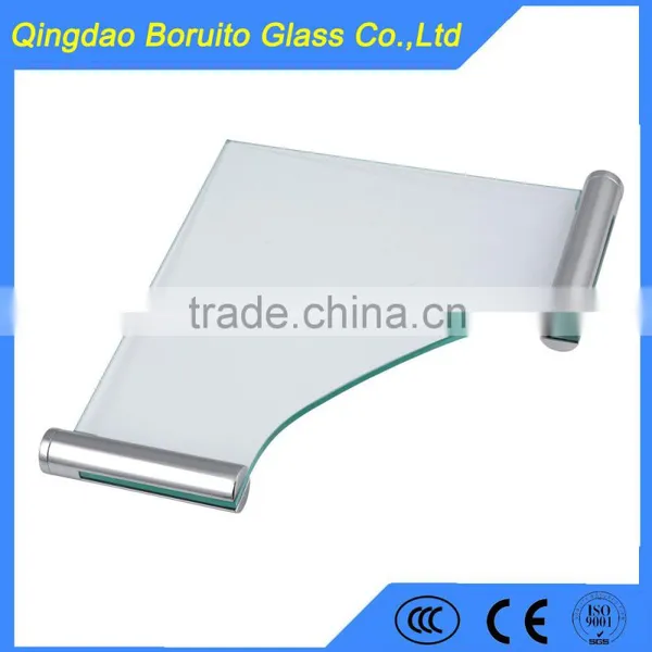 6mm Pentagonal Bathroom Corner Shelf Glass photo-4