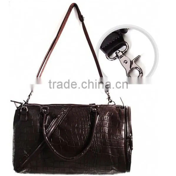 Crocodile Leather Carrier Bag for Men Leather Garment Bag Leather Shoe and Bag Set photo-3