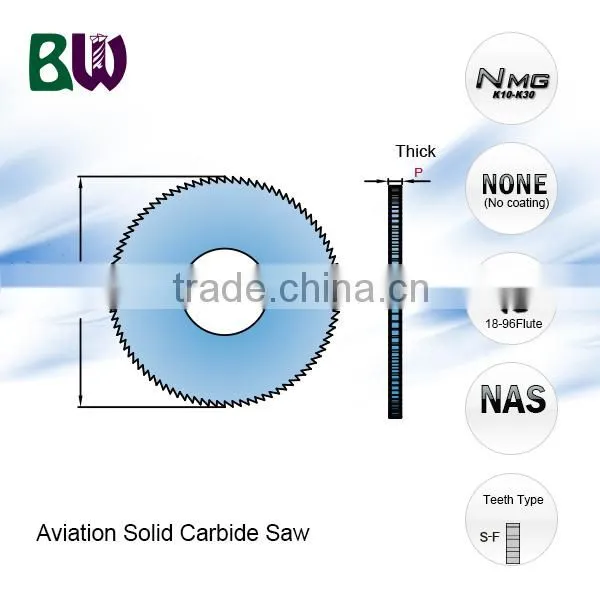NAS Standard Tungsten Carbide Circular Saw Blade For Saw Machine photo-2