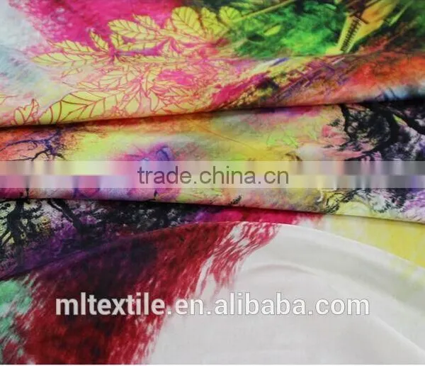 Hot Sale Newly Stretch Satin Silk Fabric With Spandex photo-4