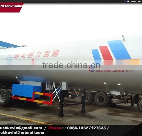 25 Tons 50m3 Propane, LPG Gas Tank Trailer photo-4