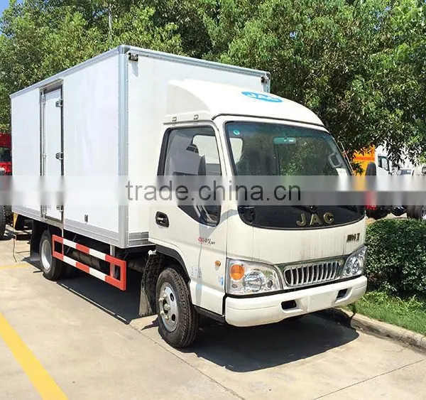 3 tons JAC cargo truck, JAC refrigerator truck, JAC freezing truck