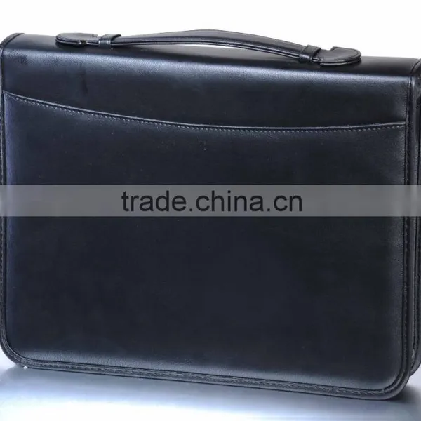 2016 New Design Black Color Custom Leather Briefcase photo-2