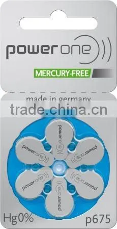 Wholesale Hearing Aid Battery Mercury Free Power One Made in Germany photo-2